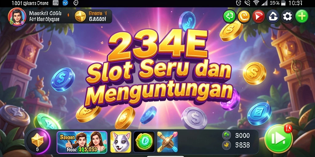Tampilan menarik dari gameplay 234E yang menyenangkan.