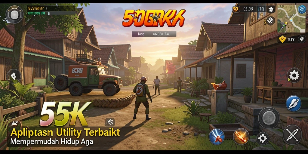 Tampilan antarmuka aplikasi 55RK untuk pengelolaan tugas.