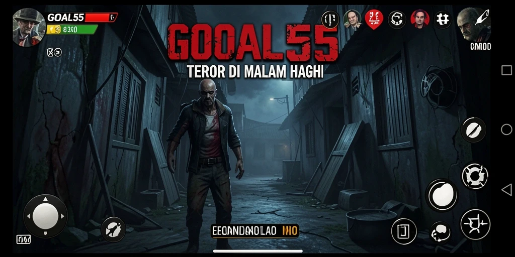 Gameplay mencekam GOAL55 yang penuh ketegangan.