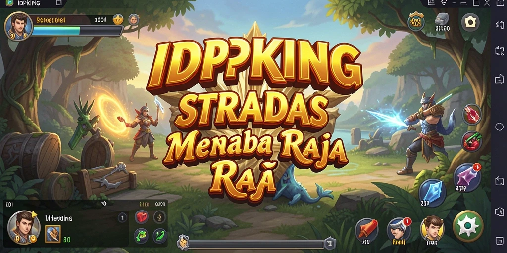 Tangkapan layar gameplay menarik dari IDPKING yang menunjukkan aksi strategi.