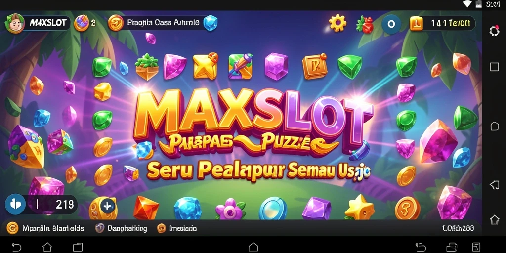 Tampilan gameplay <strong>MAXSLOT</strong> yang menarik dan menantang setiap puzzle.