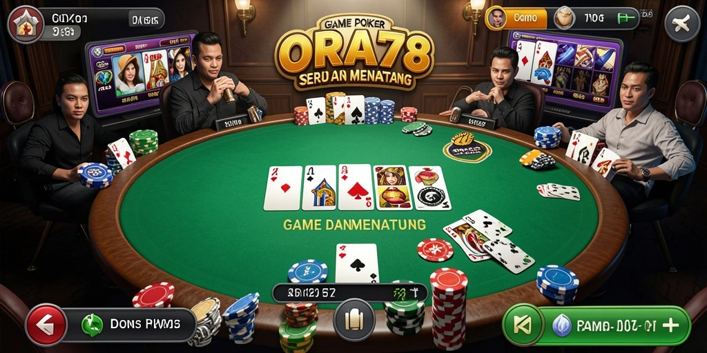 Tampilan gameplay <strong>ORA78</strong> yang menarik dan interaktif.
