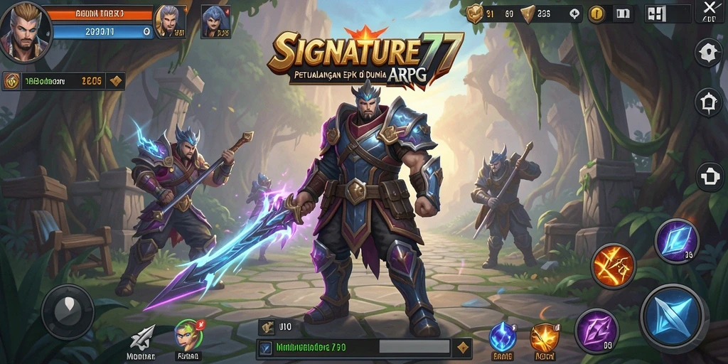 Gameplay SIGNATURE77 yang seru dengan berbagai petualangan ARPG.