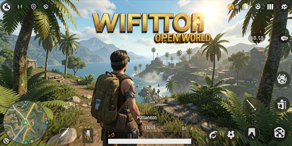 Gameplay WIFITOTO menampilkan dunia luas dan petualangan yang menantang.