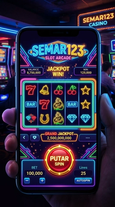 Menu navigasi yang sederhana di aplikasi semar123.